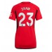 Manchester United Luke Shaw #23 Hjemmedrakt Dame 2023-24 Korte ermer